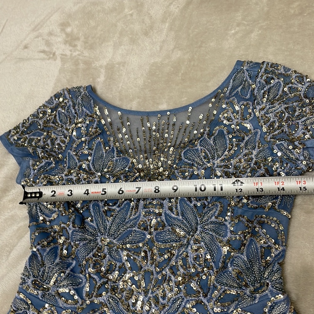 Aidan Maddox beaded cocktail dress size 0 - Picture 15 of 17